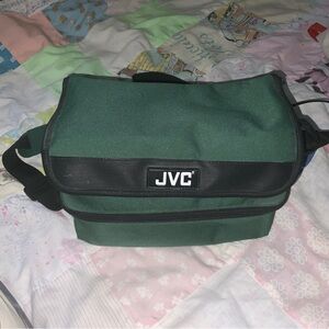 vintage‎ 90s JVC green camera bag